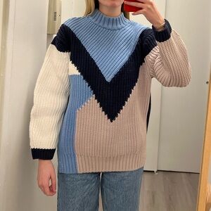 H&M Block Knit Sweater